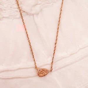 Rose gold Kendra Scott necklace